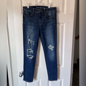 American Eagle Jegging with slight distressing. Size 12 regular length. NWT!
